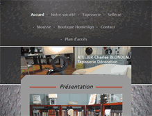 Tablet Screenshot of blondeau-tapisseriedecoration.fr